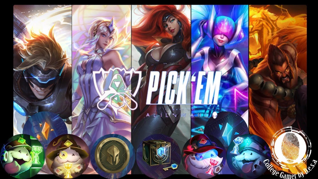 PREDICCIONES PICK EM LOL EN COLLEGE GAMER + ESCENCIA AZUL GRATIS EN LOL