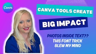 Spell with Photos! Add Images to Text Blocks in Canva (2025 Design Trick)