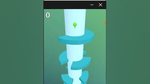 Trick to play jumpy jumpy Helix ball Facebook messenger