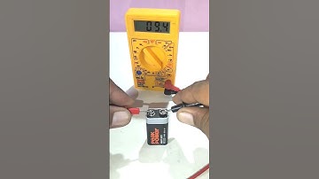 How to discharge 9v battery🔋#satishtonger #diy #trending #viral #shorts #9voltbattery