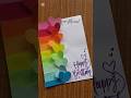 Hand made Birthday card | Birthday greeting card #diy #shortvideo #art #asmrsounds #craft