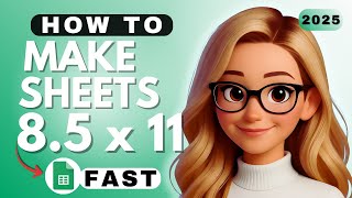 How To Make Google Sheets 8.5 X 11