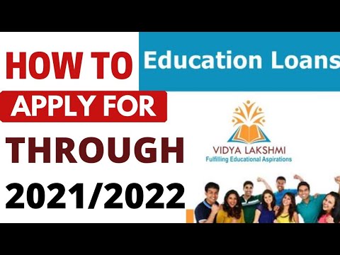 How to apply for Education Loan through Vidyalakshmi Portal ?