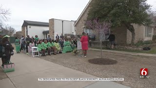 University Of Tulsa Honors Sorority With Tree Dedication Ceremony