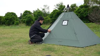 How to Set Up HUSSAR Tipi Hot Tent | Pomoly