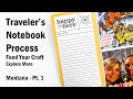 Traveler's Notebook Process | Feed Your Craft | Explore More | Montana 2019 | Part 1