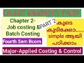 Job Cost sheet problem |Calicut University FYUGP|4th Sem BCom|Applied Costing &amp; Control(chap-2)