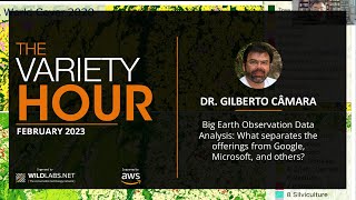 Dr. Gilberto Câmara: Big Earth Observation Data Analysis