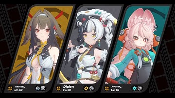 BETA SHIYU DEFENSE YE SHUNGUANG,DIALYN,ZHAO M0W1|ZENLESS ZONE ZERO BETA 2.5