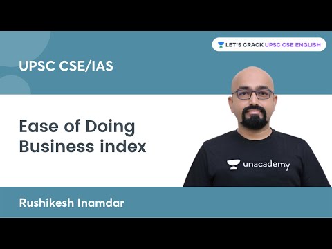 Ease of Doing Business index | UPSC CSE/IAS | Rushikesh Inamdar
