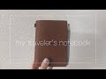 持ち歩き用トラベラーズノートの中身紹介