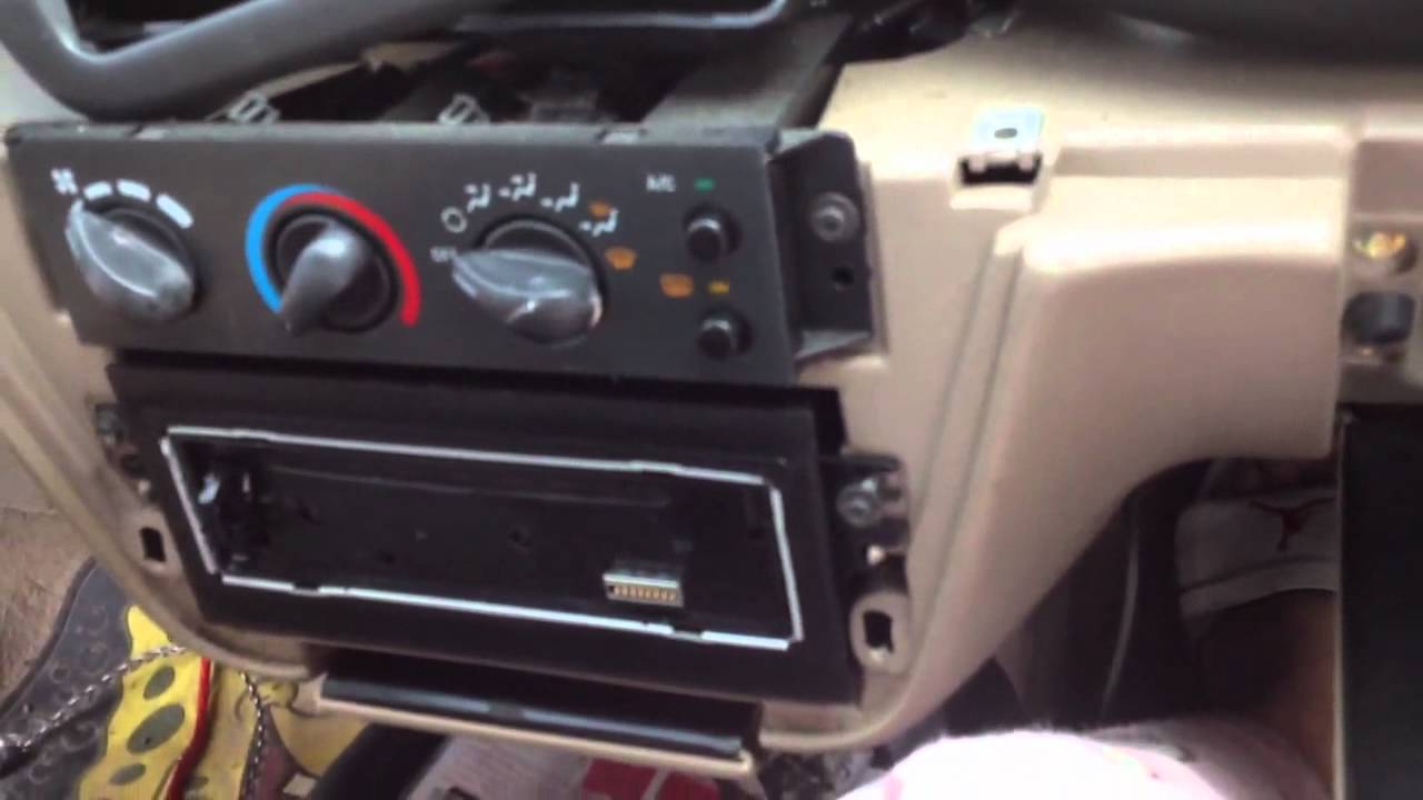 1998 Chevy Cavalier Dash Removal Part 4 Of 6 Youtube