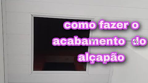 Como fazer alçapão em forro de PVC passo a passo?