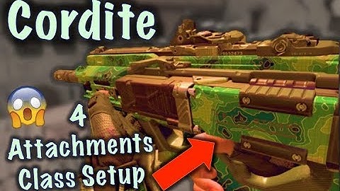 CORDITE (4 Attachments) Class Setup | Black Ops 4