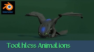 Toothless Cycles |Blender HTTYD 3D Animations | Remastered