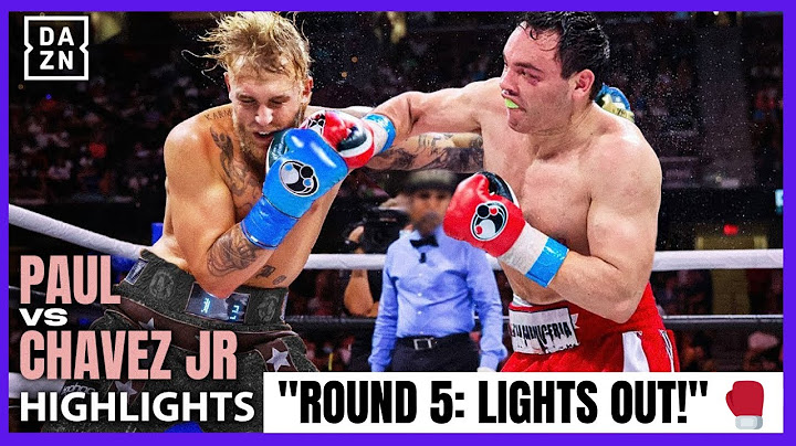 "Jake Paul KNOCKED OUT in Round 5 by Julio Cesar Chavez Jr! (Shocking KO)"