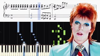 David Bowie - Life On Mars? - Advanced Piano Tutorial + SHEETS chords