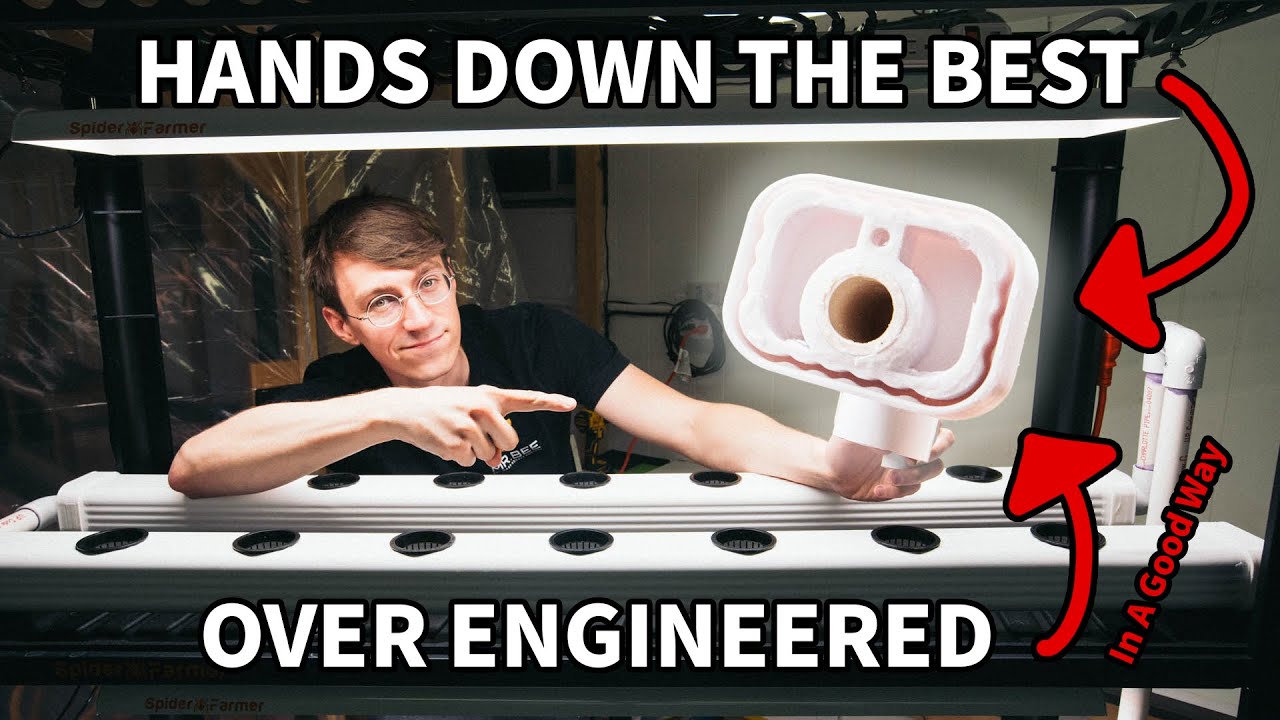 Самодельная система гидропоники с водосточным желобом