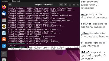 Install Python 3.11 in Ubuntu 22.04 Desktop