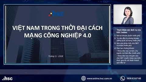 [Online Trading Team] Việt nam trong thời đại Cách mạng công nghiệp 4.0