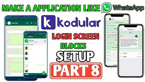 Make a Application Like Whatsapp | Part 8 | In Kodular , appybuilder In hindi || Earn 200$ Daily