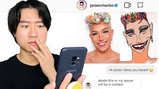 I drew 9 popular beauty gurus ugly fanart and sent them as DMs *i’m getting sued*