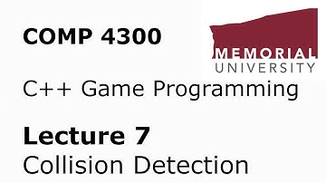 COMP4300 - Game Programming - Lecture 07 - AABB Collision Detection + Resolution