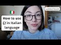 Come usare CI in italiano  updated lesson    Learn Italian with Lucrezia