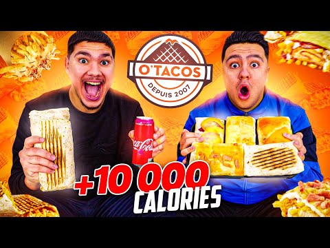 ON DÉVALISE TOUTE LA CARTE O'TACOS ! (+10 000 calories)