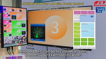 4K 60Hz KVM Matrix System - Unify Visuals and Functions, One Screen, One Touch to the Future