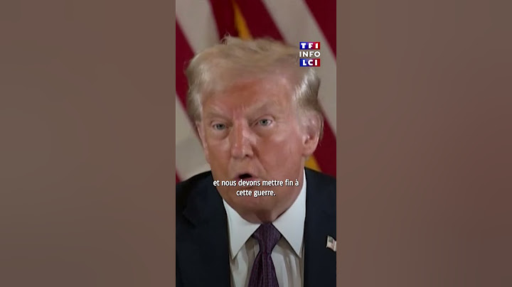 🗣️ Donald Trump affirme qu'il va rencontrer Vladimir Poutine｜LCI