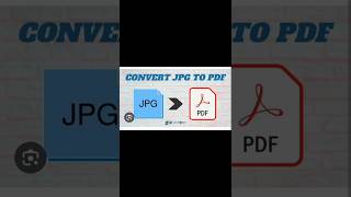 Convert JPG to PDF l convert jpg ಅನ್ನು pdf ಗೆ ಪರಿವರ್ತಿಸುವುದು ಹೇಗೆ? #shortsfeed