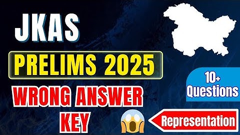 JKAS Prelims – Wrong Answer Key 😱 | How to File Representation ?