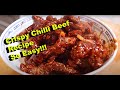 How to make shredded crispy chilli beef at home easy and tasty