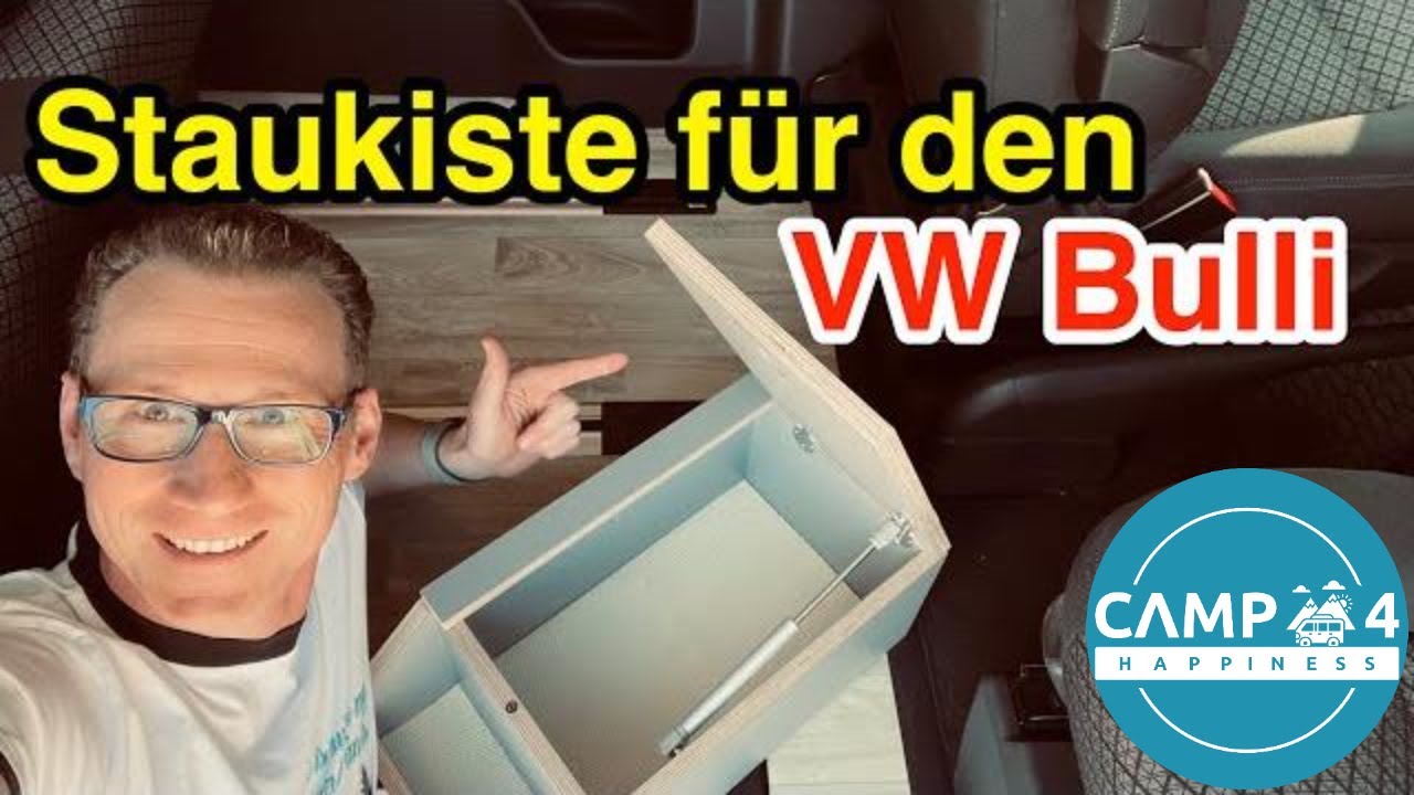 Staukiste für den VW Bulli - Zusätzlicher Stauraum im T5, T6 und T6.1 