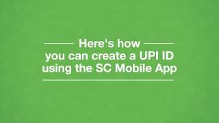 UPI Registration using SC mobile app screenshot 1