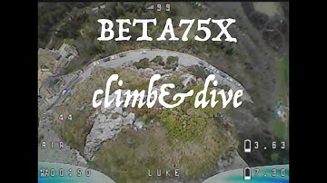 BETA75X (betafpv drone) dive + gate