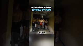 Disturbing Fraternity Hazing Exposed by Cops.