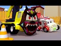 Vidéos d'ambulance pour enfants - Bébé Charlie la GRUE est TOMBÉ dans un nid de poule - Dessin animé