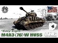 War Thunder: M4A3 (76)W HVSS,  American, Tier-4, Medium Tank “Easy Eight”