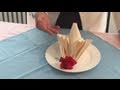 How To Fold A Table Napkin Into A Rose