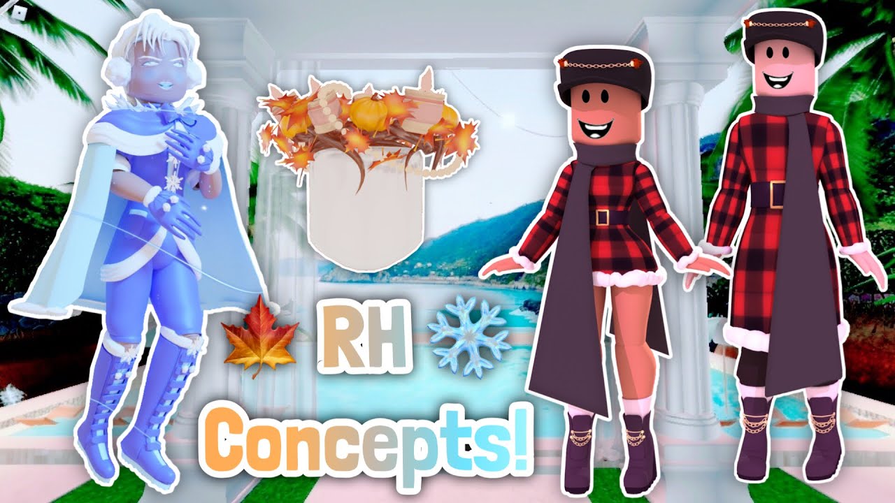 Royale High Set concepts for Winter. I thought it would be cool for there  to be a Nutcracker Set & Reindeer Set so I drew some concepts~ I think they  came out