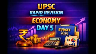 Day 5: Rapid Revision UPSC 2026 | Budget 2026 Analysis &amp; High-Yield Trends