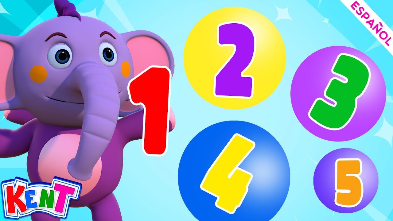 ⁣Kent el Elefante | LOS NÚMEROS del 1 al 10 - Canciones de los números - Vídeo educativo para niños