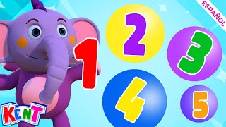 Kent el Elefante | LOS NÚMEROS del 1 al 10 - Canciones de los números - Vídeo educativo para niños