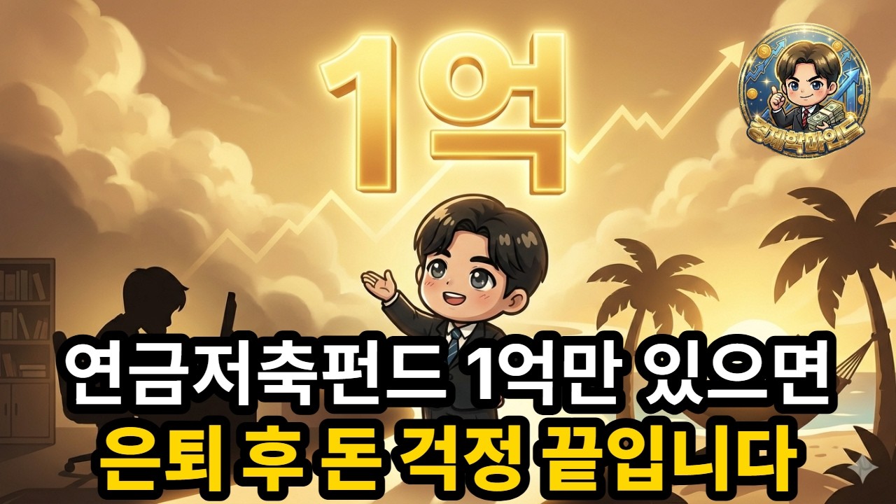 연금저축 1억, 은퇴 후 돈 걱정 끝? '노동 소득'을 '자본 소득'으로 바꾸는 비밀