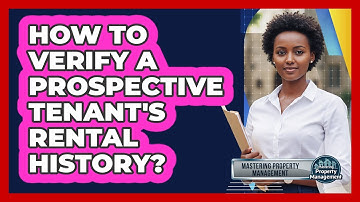 How to Verify a Prospective Tenant