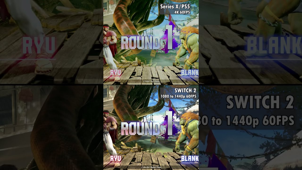 Nintendo Switch 2 Vs PlayStation 5 Comparison Of Street Fighter 6
