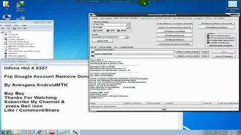 Infinix Hot 4 X557 Frp Remove One Click By Avengers AndroidMTK 100% Working