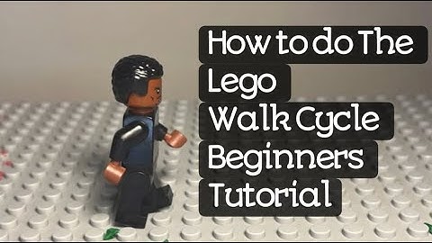 HOW TO DO THE 12 FPS LEGO WALK CYCLE, BEGINNERS TUTORIAL 2022.